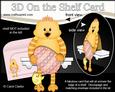 3D on the Shelf Card Kit - Little Easter Chick's Easter Egg
