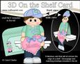 3D on the Shelf Card Kit - Little Boy Joey's Heart for Mom