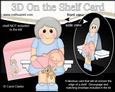 3D on the Shelf Card Kit - Lisbeth New Grandma of Baby Girl