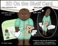 3D on the Shelf Card Kit - Little Ethnic New Baby Ashanti