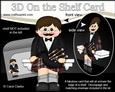 3D on the Shelf Card Kit - Scottish Bagpipe Player Gare