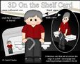 3D on the Shelf Card Kit - Horseshoe Pitching Old Man Archie