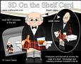 3D on the Shelf Card Kit - Scottish Whisky Old Man Marcas