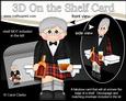 3D on the Shelf Card Kit - Scottish Whisky Old Man Sileas