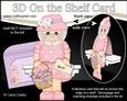 3D on the Shelf Card Kit - Gossip Galz Mum Freida's Flowers