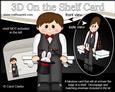 3D on the Shelf Card Kit - Magician - the Marvelous Malvolio