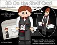 3D on the Shelf Card Kit - Magician - the Wonderful Waldo