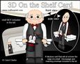 3D on the Shelf Card Kit - Magician - the Amazing Alonzo