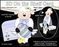 3D on the Shelf Card Kit - Little Easter Lamb's Easter Egg