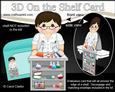 3D on the Shelf Card Kit - Little Scientist Man Basil