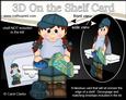 3D on the Shelf Card Kit - Little Rambler Girl Jazmine