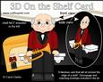 3D on the Shelf Card Kit - Trumpet Player Old Man Wyne
