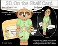 3D on the Shelf Card Kit - Cute Little Baby Meerkat Alexis
