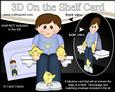3D on the Shelf Card Kit - Cute Little Boy's Easter Chicks