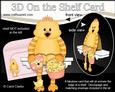3D on the Shelf Card Kit - Cute Easter Chick's Basket & Egg
