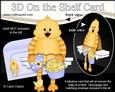 3D on the Shelf Card Kit - Cute Easter Chick's Basket & Egg