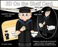 3D on the Shelf Card Kit - Little Graduate Old Man Elmer
