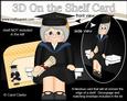 3D on the Shelf Card Kit - Little Graduate Old Lady Elanor