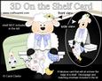 3D on the Shelf Card Kit - Little Easter Lamb's Bunny & Egg