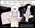 3D on the Shelf Card Kit - Livvy Bear's Easter Bunny Basket