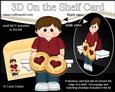 3D on the Shelf Card Kit - Little Jammy Dodger Man Glynn