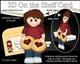 3D on the Shelf Card Kit - Little Jammy Dodger Lady Jana