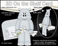3D on the Shelf Card Kit - Cute Little Harold Hippo