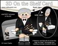 3D on the Shelf Card Kit - Scottish Bagpipe Old Man Edan
