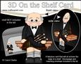 3D on the Shelf Card Kit - Scottish Bagpipe Old Man Cam