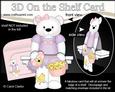 3D on the Shelf Card Kit - Livvy Bear's Easter Chick Basket