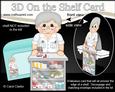 3D on the Shelf Card Kit - Older Man Pharmacist Geoffrey