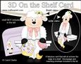 3D on the Shelf Card Kit - Easter Lamb's Bunny Basket & Egg