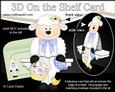 3D on the Shelf Card Kit - Easter Lamb's Bunny Basket & Egg