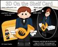 3D on the Shelf Card Kit - Little French Horn Player Dev