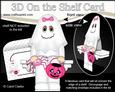 3D on the Shelf Card Kit - Little Fancy Dress Ghost Avira