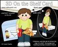 3D on the Shelf Card Kit - Take Away Pizza Night Boy Pedro