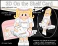 3D on the Shelf Card Kit - 1st Holy Communion Girl Bridget