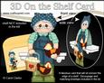 3D on the Shelf Card Kit - Old Lady Chicken Farmer Lena