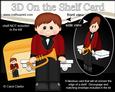 3D on the Shelf Card Kit - Little Trumpet Player Cary
