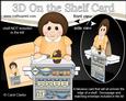 3D on the Shelf Card Kit - Little Cake Decorator Lady Gale