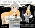 3D on the Shelf Card Kit - Cake Decorator Old Lady Janis