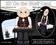 3D on the Shelf Card Kit - Keyboard Player Old Man Bryn