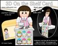 3D on the Shelf Card Kit - Candi Shop Lady Madaline