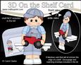 3D on the Shelf Card Kit - Little Toddler Kian's Tractor