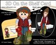 3D on the Shelf Card Kit - Fishing 1st Prize Lady Delilah