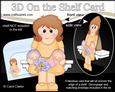 3D on the Shelf Card Kit - Amelia New Mummy of Baby Twins