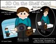 3D on the Shelf Card Kit - Little Photographer Jerome