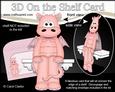 3D on the Shelf Card Kit - Cute Little Friendly Dragon Fizz