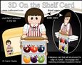 3D on the Shelf Card Kit - Little Bake Off Lady Glenda