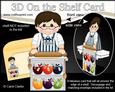 3D on the Shelf Card Kit - Little Bake Off Man Melvin